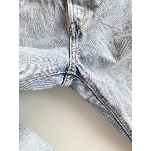 LEVI'S Wedgie Straight Montgomery Baked Light High Rise Cropped Jeans, Size 25 - Picture 6 of 15